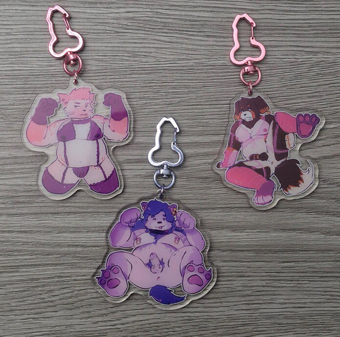 Lingery oc keychain