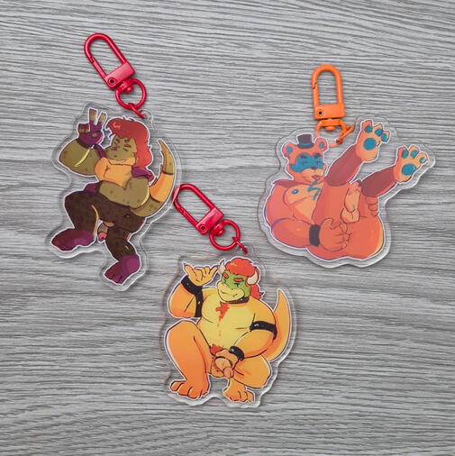 Horny keychain