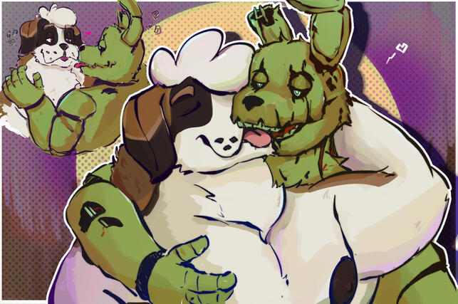 2 characters + 1 doodle